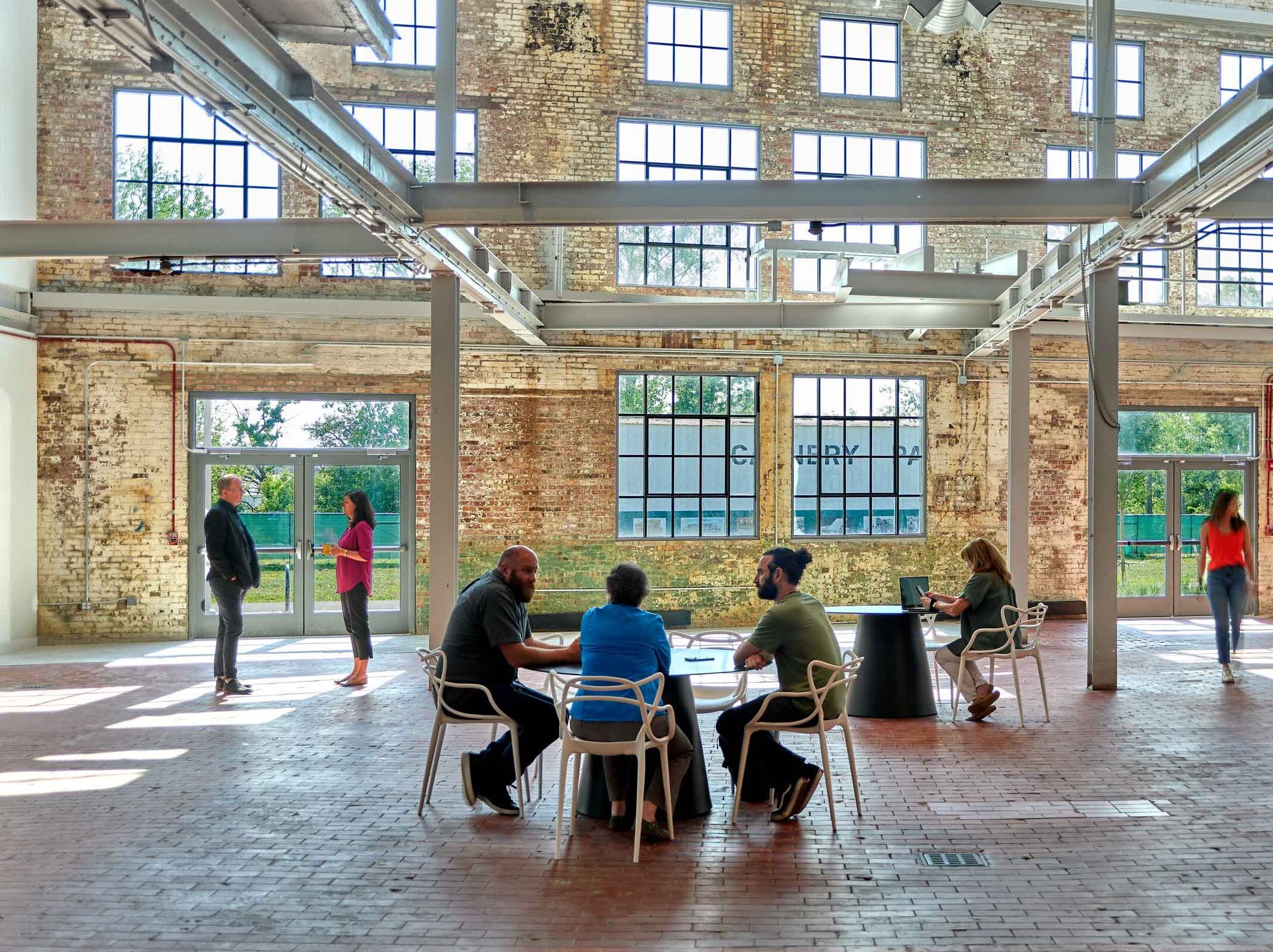 Interior Courtyard of the Packing House building in Cambridge, MD